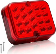 mistachterlicht led 12 volt 19x led - mistlamp - led mistlamp - mistachterlicht - mistachterlamp