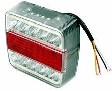 achterlicht led vierkant 14x led - ledlamp - led achterlicht - achterlamp - led achterlamp - aanhanger achterlamp