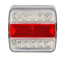 achterlicht led vierkant 14x led - ledlamp - led achterlicht - achterlamp - led achterlamp - aanhanger achterlamp