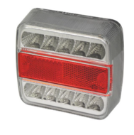 achterlicht led vierkant 14x led - ledlamp - led achterlicht - achterlamp - led achterlamp - aanhanger achterlamp