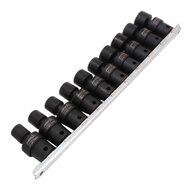 kardandoppen set - 10-delig - krachtdoppen - 3/8 aansluiting - asta