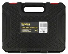 gereedschapsset 43 delig - gereedschapskoffer - handgereedschap set - benson