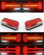 achterlicht neon led - rechts - 12/24 volt - ledlamp - achterlamp - achterlicht - led achterlicht