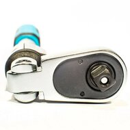 telescopische ratel met flexibele kop - handratel - 1/4'' - ratels - asta