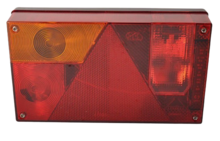 achterlicht multipoint 1 135x240mm 12 volt - 5 pin connetor - links - achterlamp - achterlicht - aanhanger achterlamp - verlich