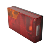 achterlicht multipoint 1 135x240mm 12 volt - links - achterlamp - achterlicht - aanhanger achterlamp