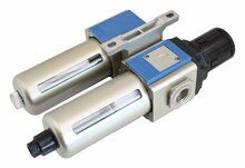 drukregelaar met filter en olienevelaar - compressor regelaar 1/2 duims  - reduceerventiel - asta