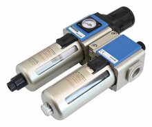 drukregelaar met filter en olienevelaar - compressor regelaar 1/2 duims  - reduceerventiel - asta