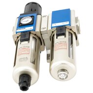 drukregelaar met filter en olienevelaar - compressor regelaar 1/2 duims  - reduceerventiel - asta