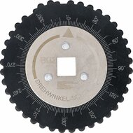 draaihoekmeter voor hoekverdraaiing 1/2&quot; - gradenmeter 360 graden -  hoekverdraaiingsmeter 