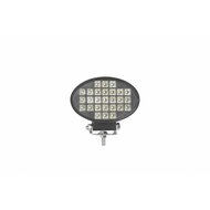 led werklamp 27x led 40w met schakelaar ovaal - werklamp - bouwlamp - lamp - werklicht - led werklamp