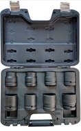 krachtdoppenset - 8-delig - 1 inch aansluiting - 24 tot 38 mm - doppenset - slagdoppen - seneca