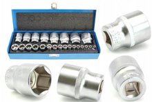 doppenset - 24-delig - 1/2 en 1/4 aansluiting - engelse maten - doppendoos - dopsleutelset - asta