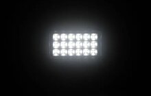 led werklamp met schakelaar 18x led 27w - werklamp - bouwlamp - werklicht - lamp - ledlamp