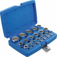 doppenset multilock - 19-delig - 1/2 aansluiting - 5/16 tot 1-1/4 inch - engelse maten - doppendoos - dopsleutelset