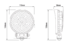 led werklamp 6x led 18w 12/24v - bouwlamp - ledlamp - lamp - werklicht - werklamp