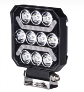 led werklamp 10x led + 2 led strips 15w - bouwlamp - werklamp - werklicht - ledlamp - lamp