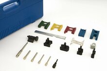 universele distributie gereedschap 19 delig - timingset - distributie gereedschap - nokkenas en krukas blokkeer gereedschappen
