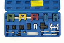 universele distributie gereedschap 19 delig - timingset - distributie gereedschap - nokkenas en krukas blokkeer gereedschappen