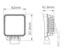 led werklamp 16x led 16w - bouwlamp - werklamp - ledlamp - lamp - werklicht