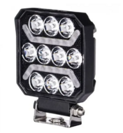 led werklamp 10x led + 2 led strips 15w - werklicht - werklamp - bouwlamp - ledlamp - lamp