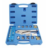 griptang met oogjes 275 delig - oogjestang  - ponstang - zeilringtang- ogentang - ringtang - satra