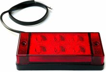 mistachterlicht led 12-24 volt 6x led - mistlamp - led mistlamp - mistachterlicht - mistachterlamp