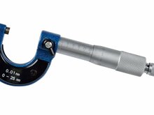 analoge micrometer schroefmaat 0 tot 25mm 0.01 - schroefmaat meter - meter - micrometer - geko