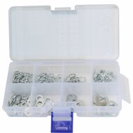 ringen en veerringen assortiment 250 delig - veer ringen - carrosserie ring - asta