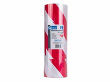 waarschuwingstape rood-wit 100m x 75mm - tape - plakband - markeertape - geko