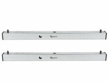 ladderklemset voor dakdragers - 2 delig - ladderhouders voor montage op dakdrager - inclusief sloten - geko