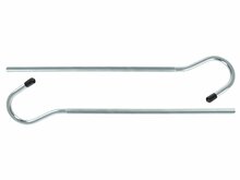 ladderklemset voor dakdragers - 2 delig - ladderhouders voor montage op dakdrager - inclusief sloten - geko