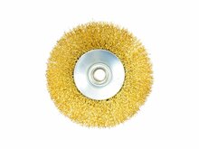 staalborstelschijf - 125 mm - staalborstel - m14 - draadborstel - geko