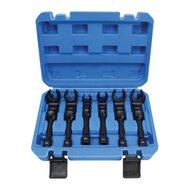 kraaienpoot sleutel set - 6 delig - steeksleutel set - open ringsleutel - satra