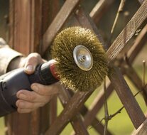 staalborstelschijf - 115 mm - staalborstel - m14 - draadborstel - geko