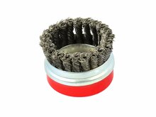 staalborstelschijf 100 mm - staalborstel - draadborstel - komvormige borstel - m14 - geko