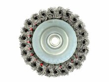 staalborstelschijf 125 mm - staalborstel - draadborstel - komvormige borstel - m14 - geko