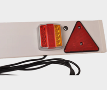 led verlichtingsbalk 7 polig 9m kabel - aanhanger verlichting - verlichting - achterlicht