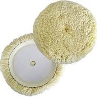 polijspad - poetspad - wollen poets pad - 180 mm poets pad met klitterband