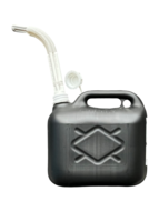 jerrycan 5 liter inhoud - flexibele tuit - kunststof benzinekan - brandstofkan - vloeistof kan