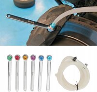 remvloeistof aftap sleutelset - 7 delig - remontluchting sleutelset - remontluchter - satra