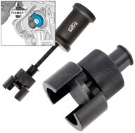 Verwijderen van de balansas met behulp van een glijhamer bij 4-cilinder 1.8 en 2.0 TSI/TFSI distributieketting aangedreven benz