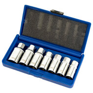 draadeinden uitdraaierset - 7 delig - bout verwijder set - tapeind uitdraai gereedschap - asta