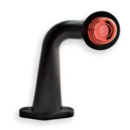 breedtelamp haaks 90 graden 185mm - breedtelicht - zijlicht - zijlamp - contourlamp