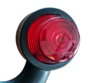 breedtelamp haaks 90 graden 185mm - breedtelicht - zijlicht - zijlamp - contourlamp
