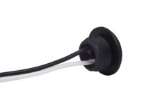 ronde zijmarkeringslamp 1 leds - contourlamp rood - 12/24 volt - positielamp - horpol