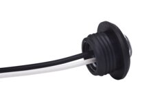 ronde zijmarkeringslamp 1 leds - contourlamp wit - 12/24 volt - positielamp - horpol