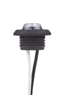 ronde zijmarkeringslamp 1 leds - contourlamp wit - 12/24 volt - positielamp - horpol