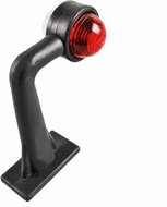 breedtelamp haaks 90 graden 185mm - breedtelicht - zijlicht - contourlamp - zijlamp