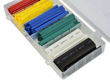 128 delig krimpkous set gekleurd - krimpkous - beschermmantel - geko